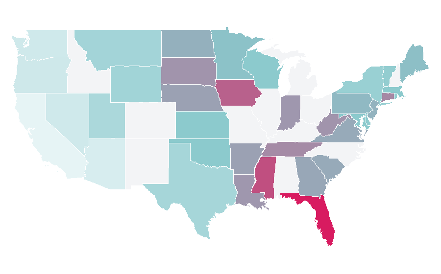 Affinity by region — Key West, Florida, United States