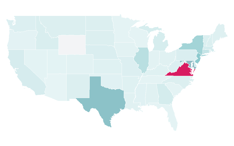 Affinity by region — Khaadi, United States