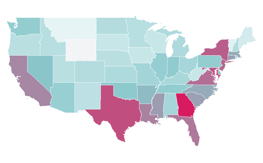 Affinity by region — Khaby Lame, United States