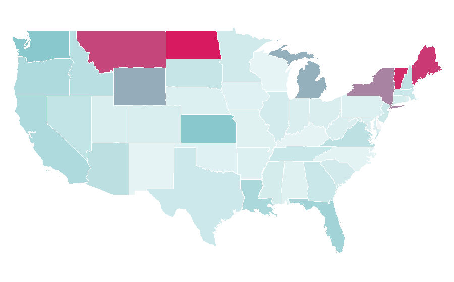 Affinity by region — Kijiji, United States