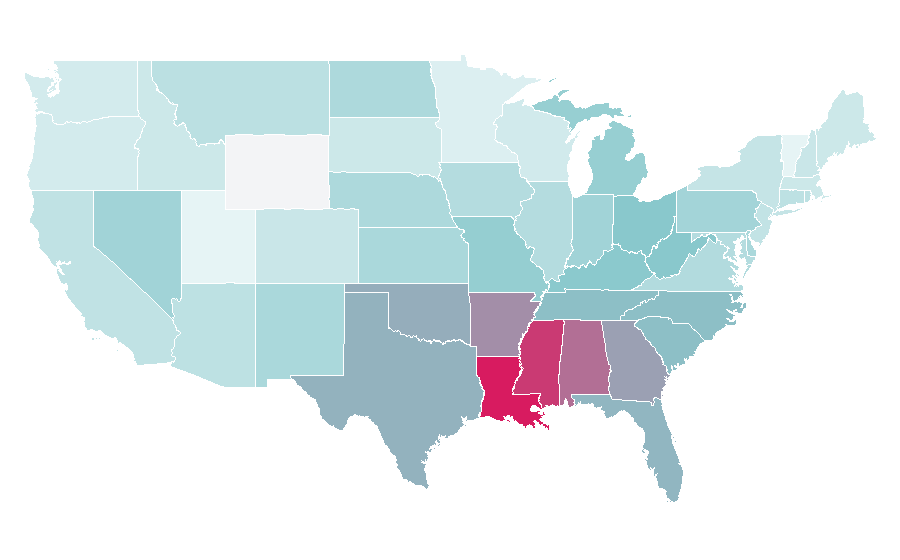 Affinity by region — Kimbo Slice, United States