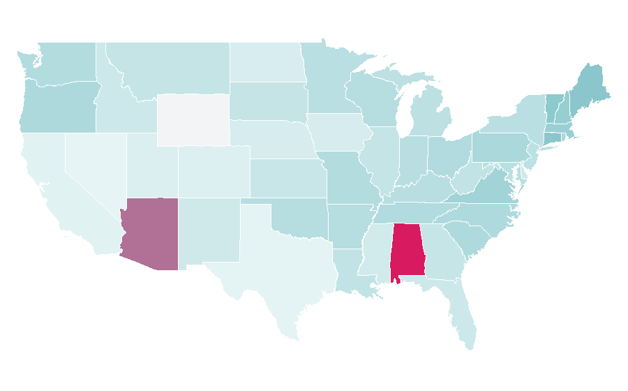 Affinity by region — King Charles (musician), United States
