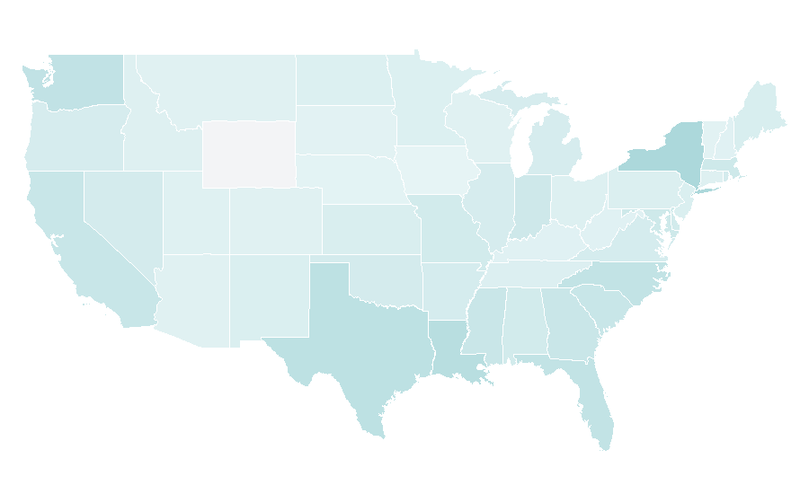 Affinity by region — King crab, United States