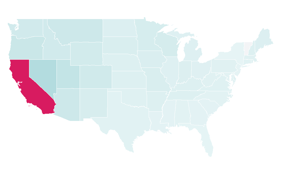 Affinity by region — Kings Canyon National Park, United States