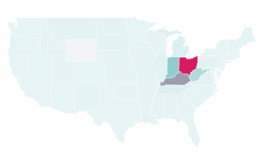 Affinity by region — Kings Island, United States