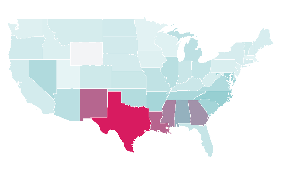 Affinity by region — Kirko Bangz, United States