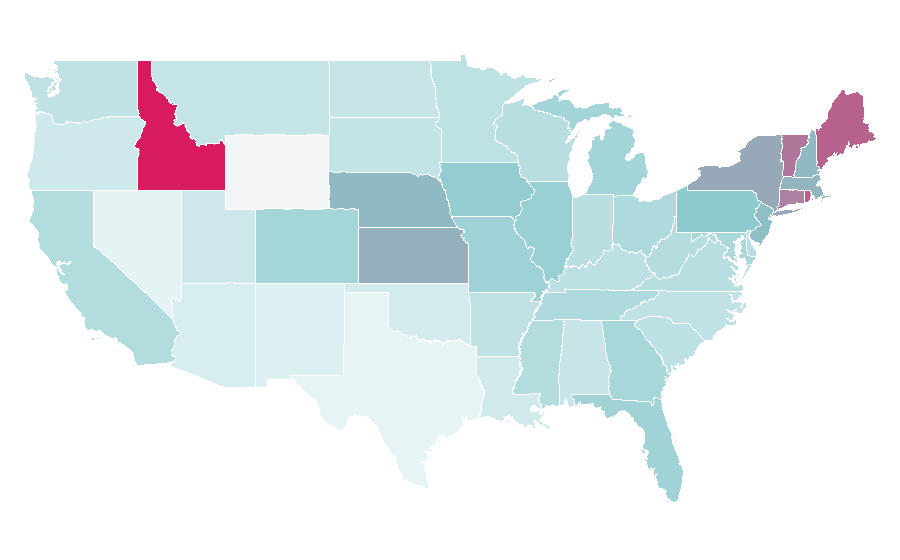 Affinity by region — Kitchen Design, United States