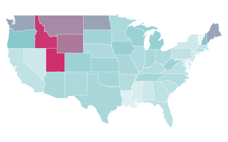 Affinity by region — KitchenAid, United States