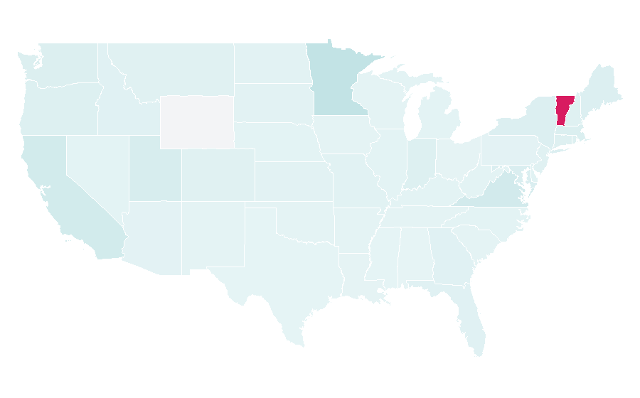 Affinity by region — Kitchenette, United States