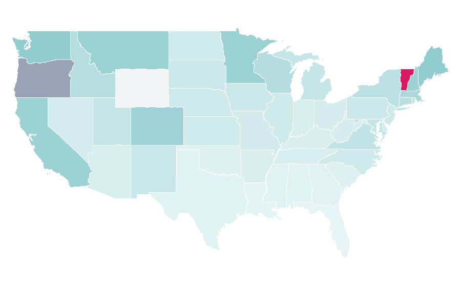 Affinity by region — Klean Kanteen, United States