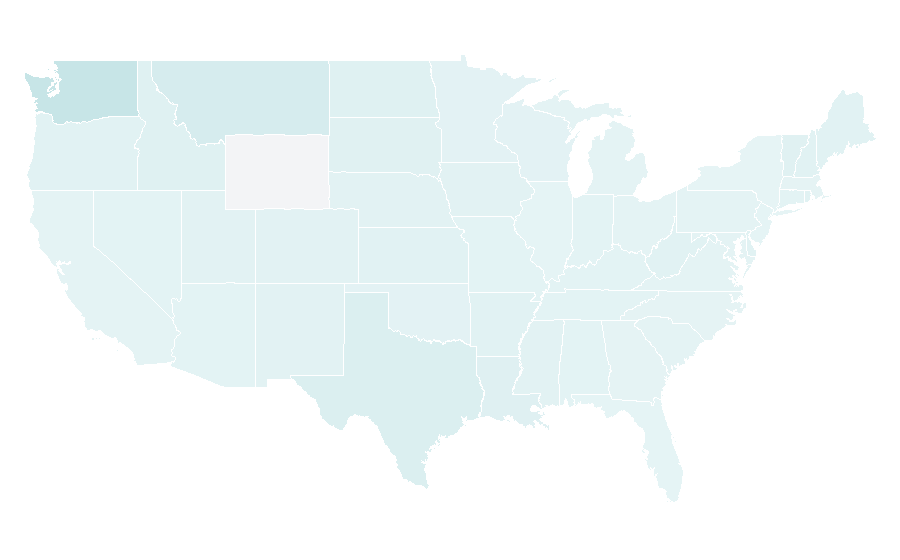 Affinity by region — Klondike Gold Rush, United States