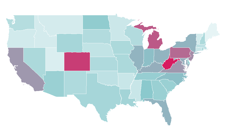 Affinity by region — Kmart, United States