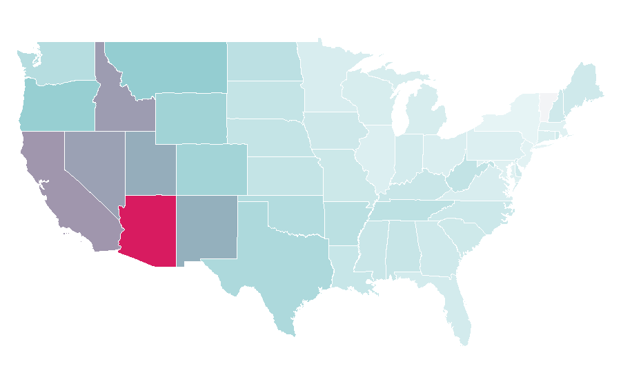 Affinity by region — KMC Wheels, United States