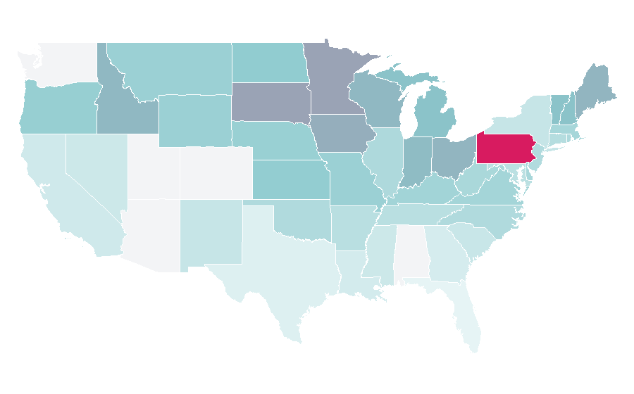 Affinity by region — K'Nex, United States