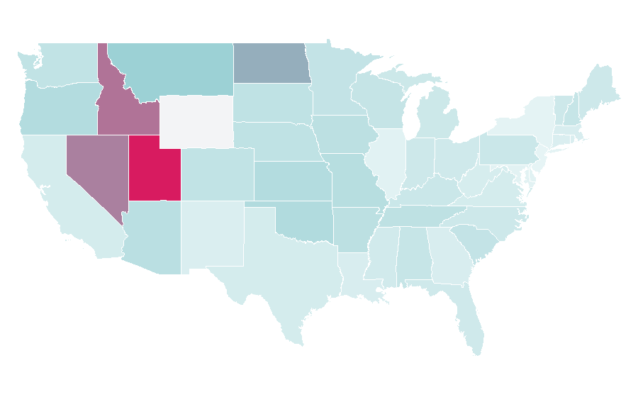 Affinity by region — Knight and Day, United States