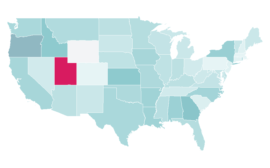 Affinity by region — Knitted fabric, United States