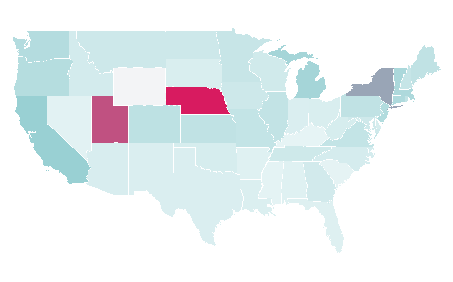 Affinity by region — Knoll, United States