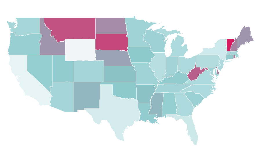 Affinity by region — Kochblume, United States
