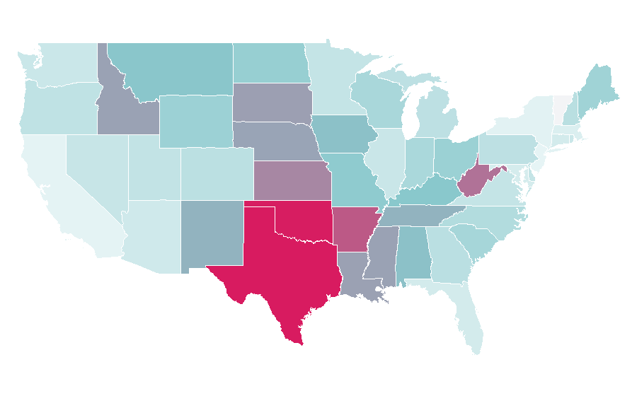 Affinity by region — Koe Wetzel, United States