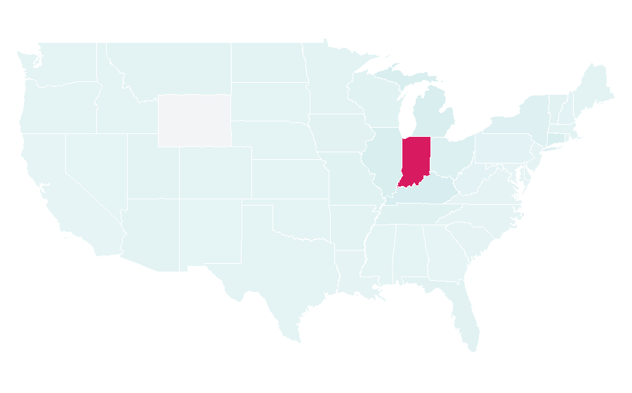 Affinity by region — Kokomo, Indiana, United States