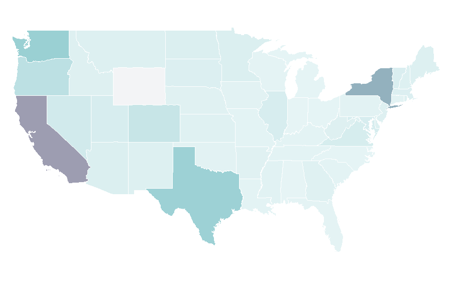 Affinity by region — Konbini (Media), United States
