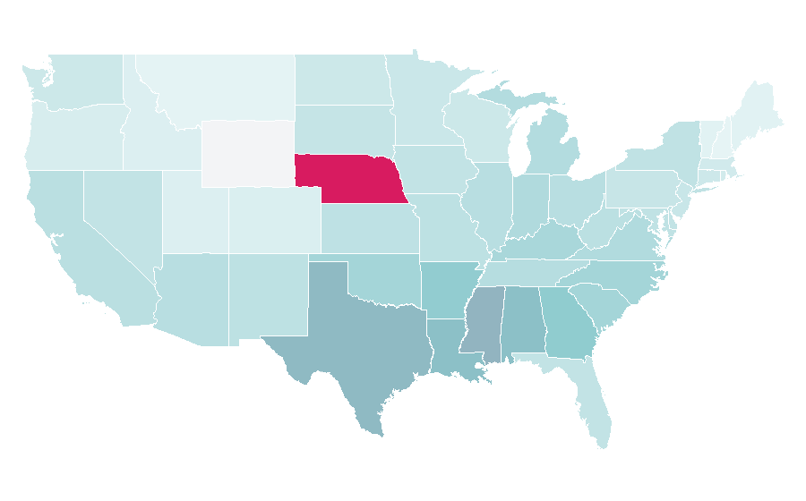 Affinity by region — Kool-Aid, United States
