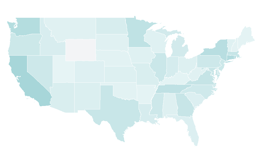 Affinity by region — Koreaboo, United States