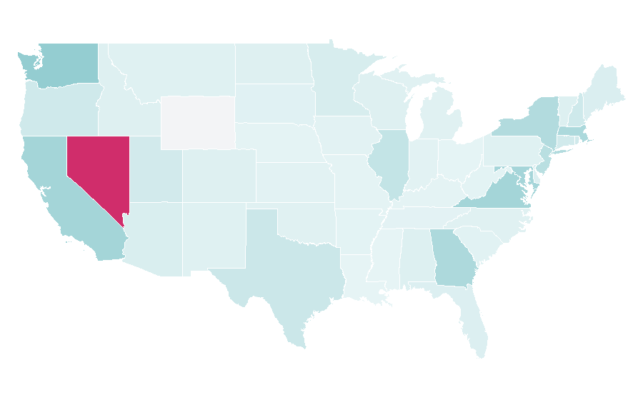 Affinity by region — Korean Air, United States