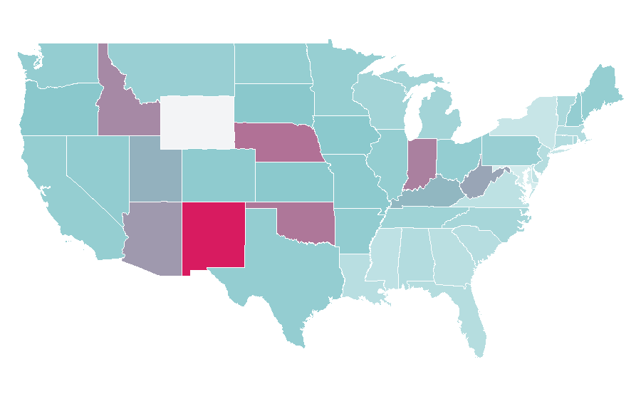 Affinity by region — Korn, United States