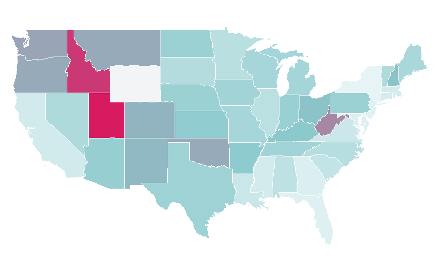 Affinity by region — Krampus (film), United States