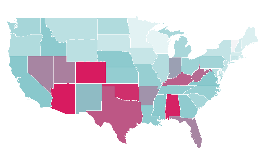 Affinity by region — Kratos, United States