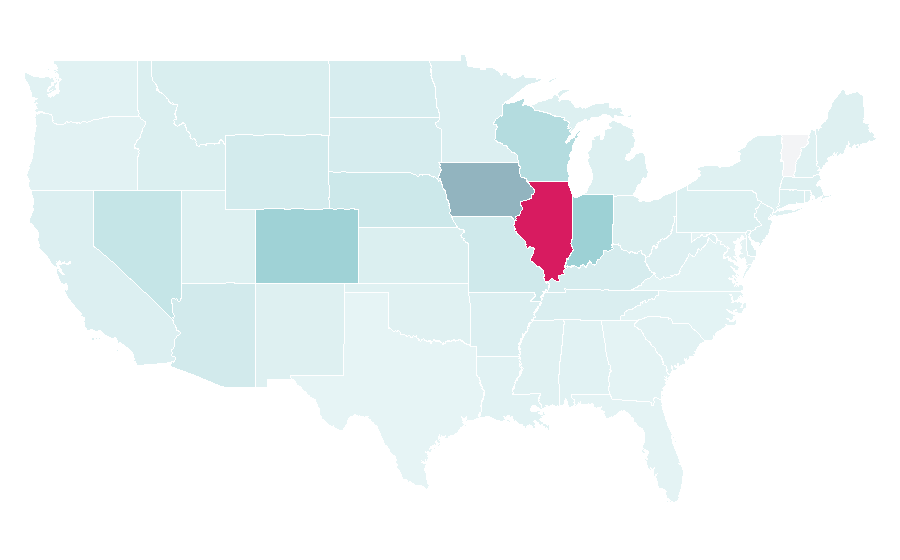 Affinity by region — Kris Bryant, United States
