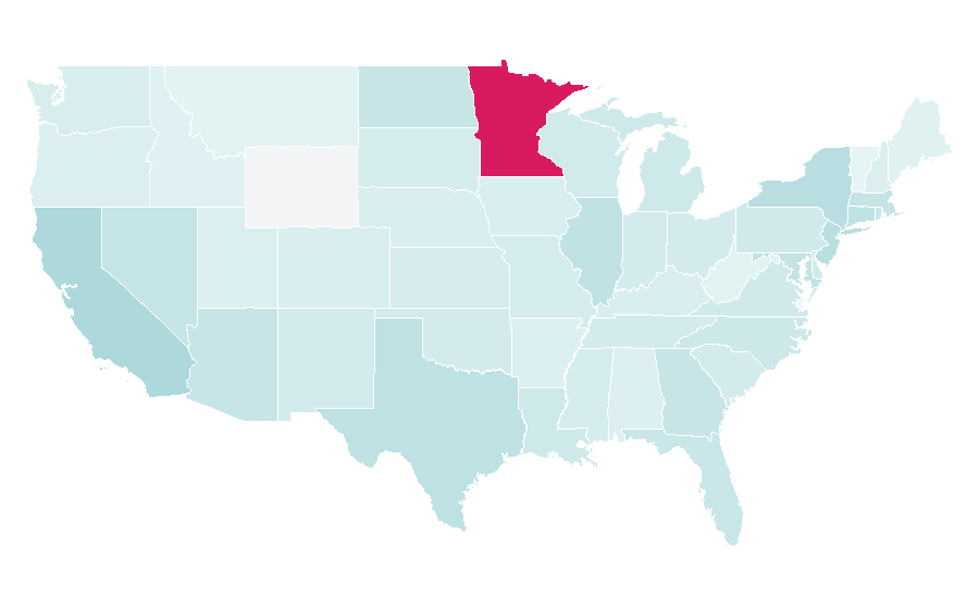 Affinity by region — Kris Humphries, United States