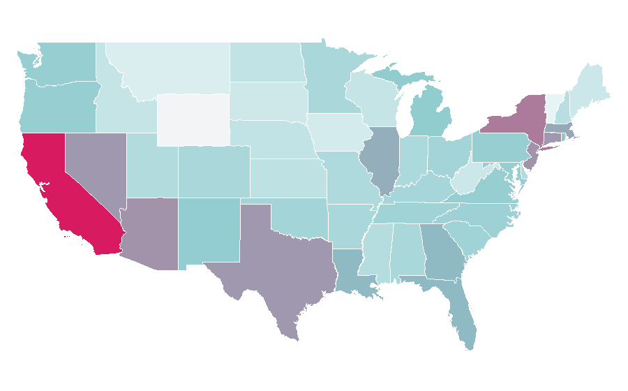 Affinity by region — Kris Jenner, United States