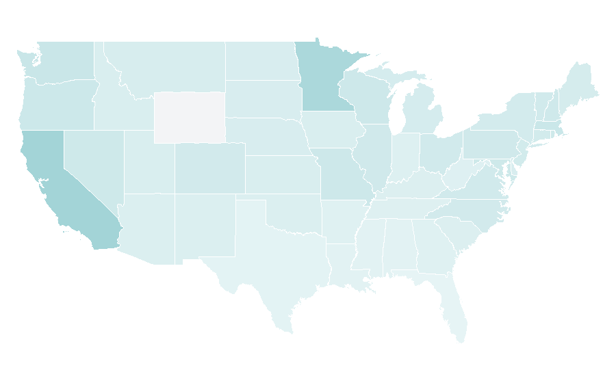 Affinity by region — Kristi Yamaguchi, United States