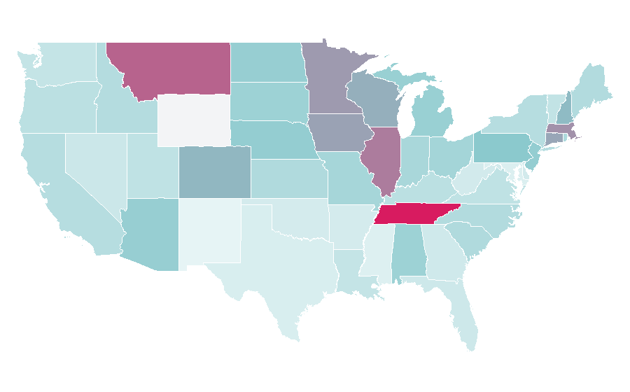 Affinity by region — Kristin Cavallari, United States