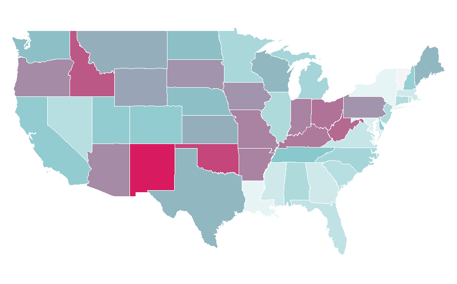 Affinity by region — Kunal Nayyar, United States