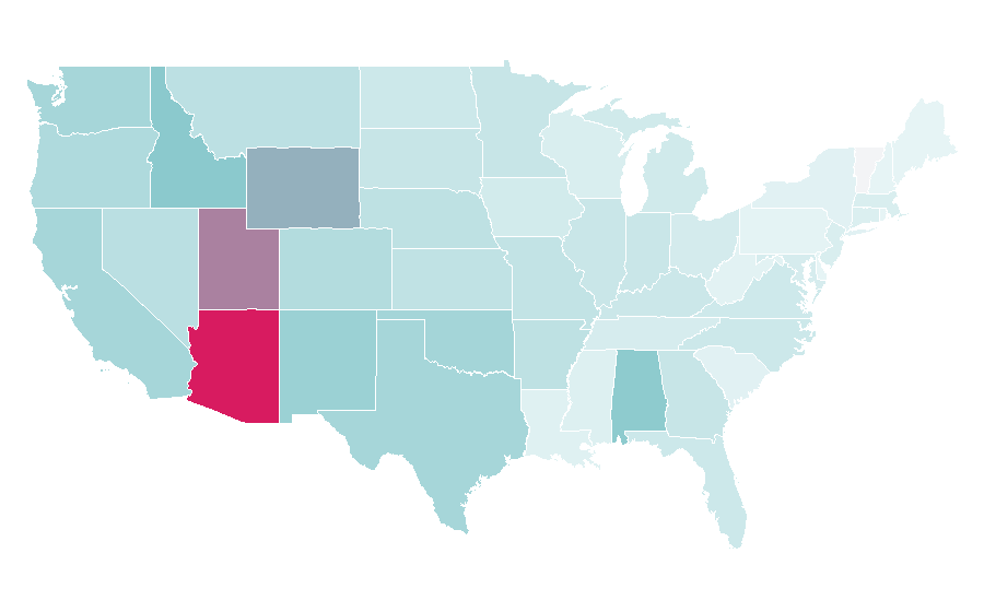 Affinity by region — Kung Fu Panda, United States