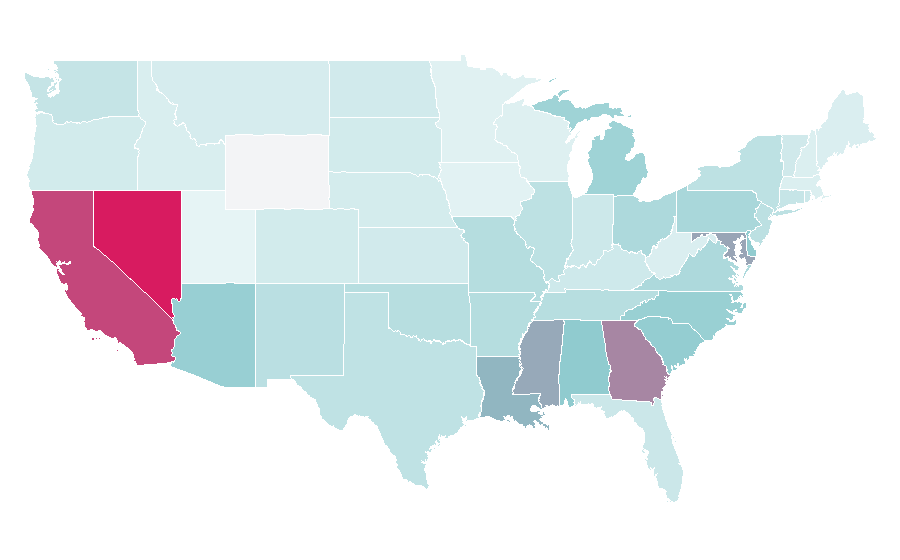 Affinity by region — Kurupt, United States
