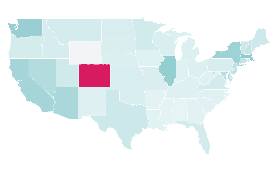 Affinity by region — Kygo, United States