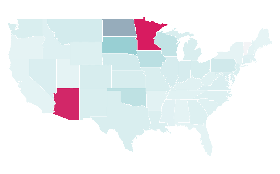 Affinity by region — Kyler Murray, United States