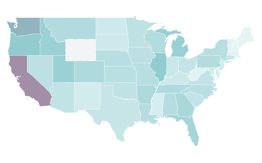 Affinity by region — La Croix, United States