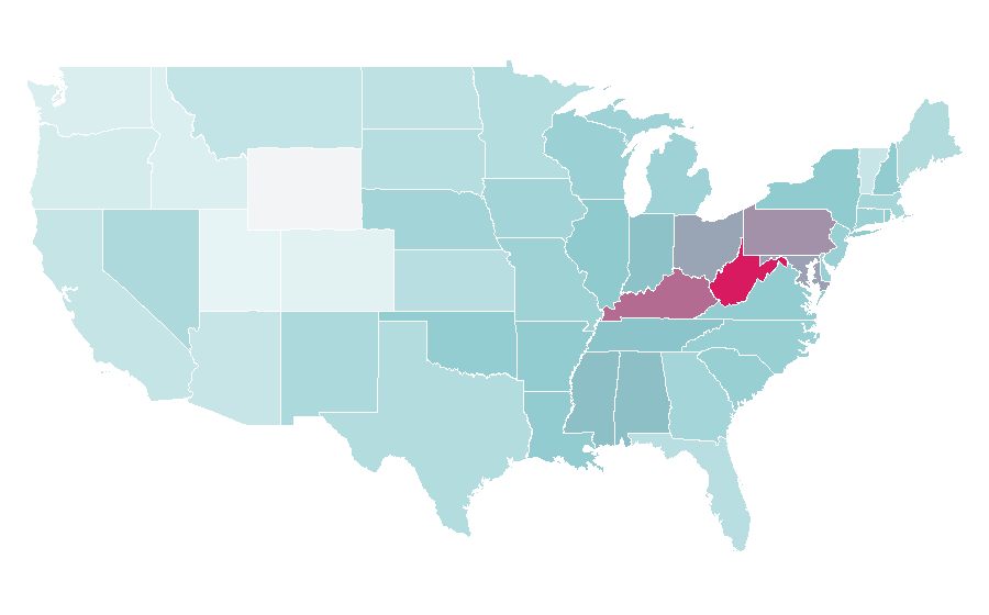 Affinity by region — LA Knight, United States