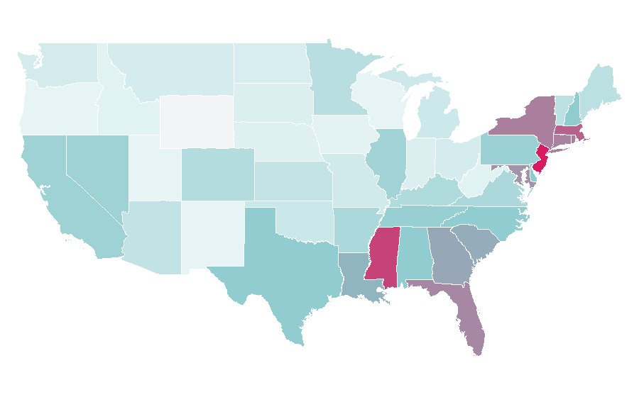 Affinity by region — La Marca Prosecco, United States