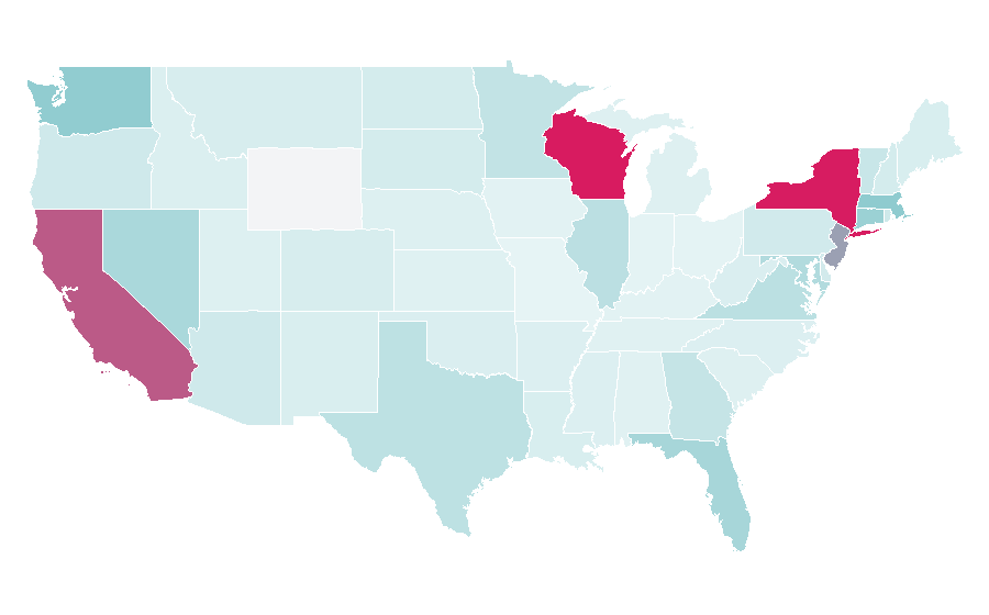 Affinity by region — la prairie, United States