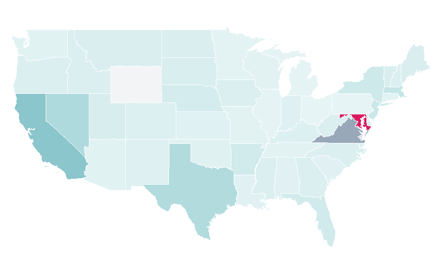 Affinity by region — La Prensa Gráfica, United States