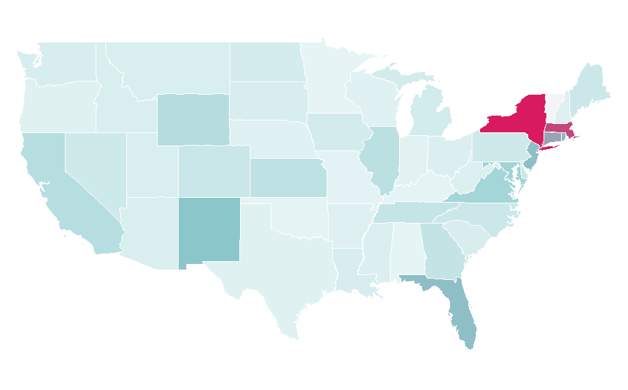 Affinity by region — La Repubblica, United States
