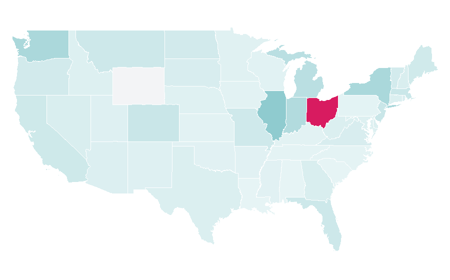 Affinity by region — La Senza, United States