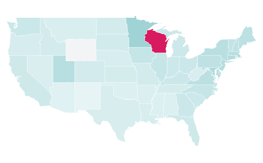 Affinity by region — Lacrosse, United States