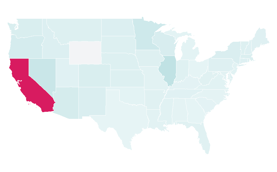 Affinity by region — Lagunitas Brewing Company, United States